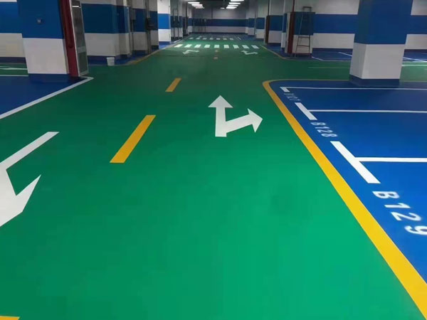 廣美室內(nèi)停車場環(huán)氧地坪